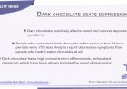 Dark chocolate beats depression