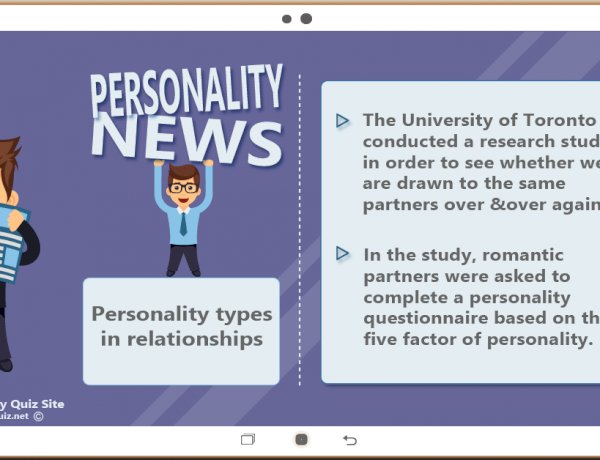 People look for the same personality types again and again, in romantic relationships.